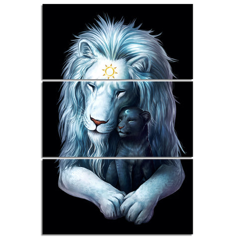 Child of Light Black HD print 3 piece canvas art by JoJoesArt