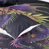 Image of Purple Flowery Skull Bedding Set by Sunima